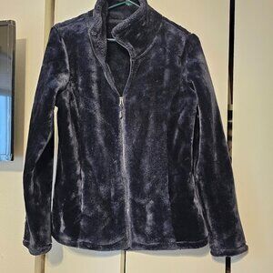32 DEGREE HEAT SZ L  FAUX FUR FEECE JACKET BLACK SIZE LARGE